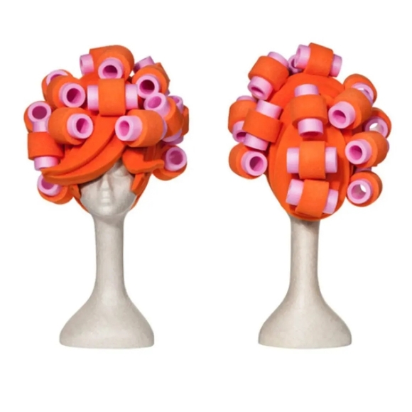 The Chris March x Target Foam Wig Rollers in pink, orange - Picture 9 of 10